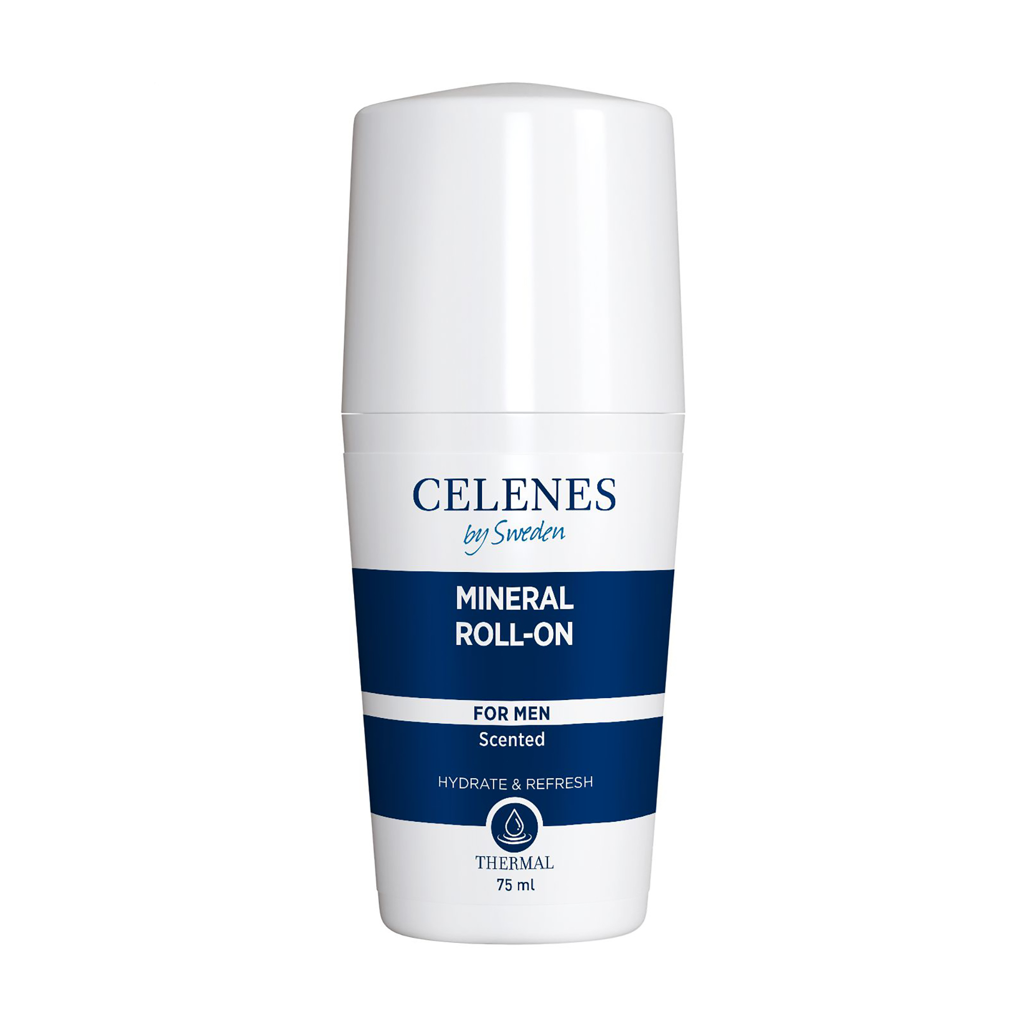 Термальний роликовий дезодорант Celenes Thermal Mineral Roll-On Hydrate &amp; Refresh чоловічий, 75 мл